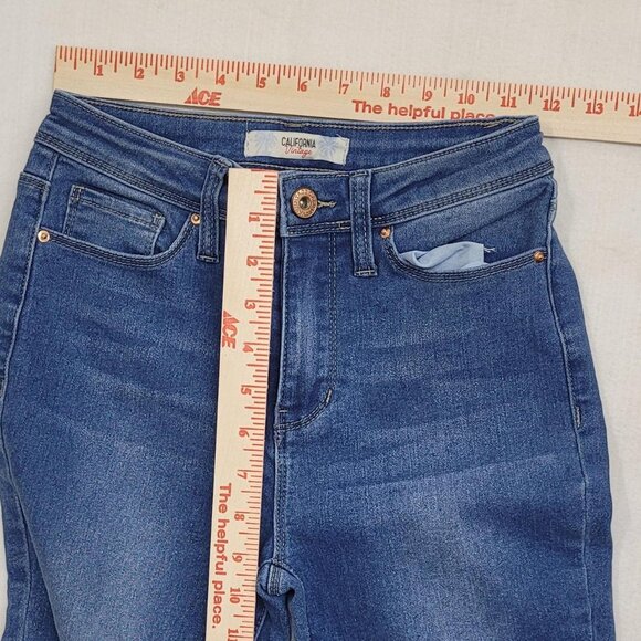 California Vintage blue skinny jeans –Size 5/27 - Picture 6 of 7